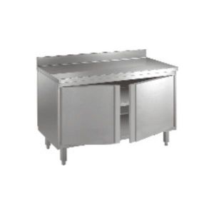 Masa tip dulap cu usi batante si rebord