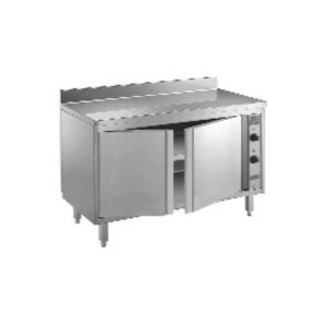 Masa calda tip dulap cu usi batante si rebord