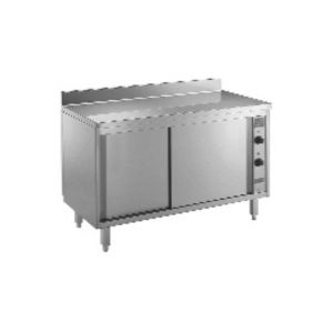 Masa calda tip dulap cu usi glisante si rebord